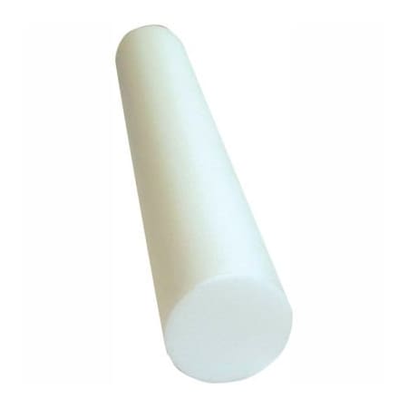 Fabrication Enterprises CanDo White PE Foam Roller, Round, 6" Dia. x 36"L, Case of 12 30-2100-12